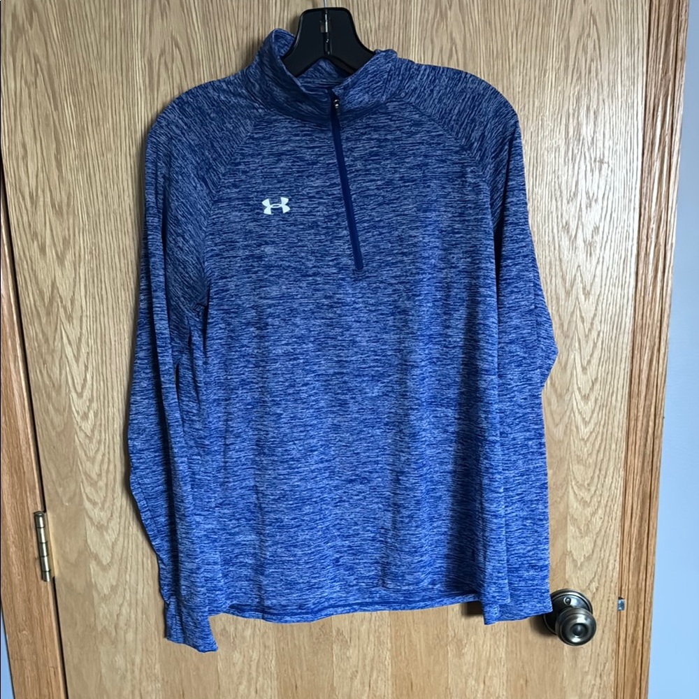 Under Armour Blue/Purple Quarter-Zip Shirt